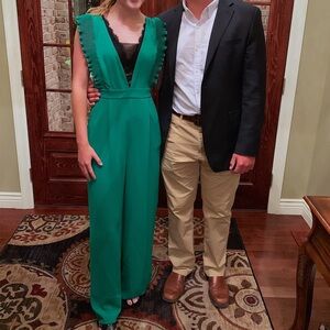 Kelly Green jumpsuit